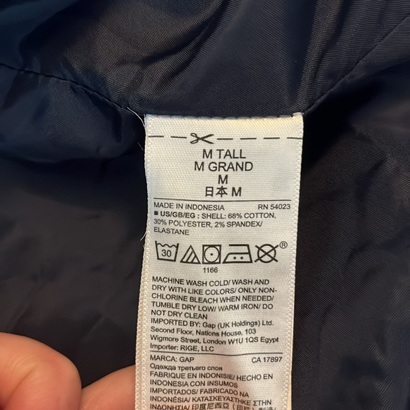 Gap denim trench coat jacket - Picture 6 of 6